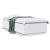 Cadru de pat cu lumini LED, alb, 90x200 cm, lemn prelucrat GartenMobel Dekor