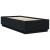 Cadru de pat cu lumini LED, negru, 90x200 cm, lemn prelucrat GartenMobel Dekor