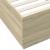 Cadru de pat cu LED, stejar sonoma, 90x200 cm, lemn prelucrat GartenMobel Dekor