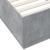 Cadru de pat cu lumini LED, gri beton, 90x200 cm lemn prelucrat GartenMobel Dekor