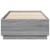 Cadru de pat cu lumini LED gri sonoma 90x200 cm, lemn prelucrat GartenMobel Dekor