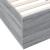 Cadru de pat cu lumini LED gri sonoma 90x200 cm, lemn prelucrat GartenMobel Dekor