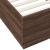 Cadru de pat cu lumini LED stejar maro 90x200 cm lemn prelucrat GartenMobel Dekor