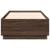 Cadru de pat cu lumini LED stejar maro 90x200 cm lemn prelucrat GartenMobel Dekor