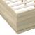 Cadru de pat cu LED stejar sonoma 140x190 cm lemn prelucrat GartenMobel Dekor