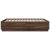 Cadru de pat cu lumini LED stejar maro 140x190cm lemn prelucrat GartenMobel Dekor