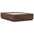 Cadru de pat cu lumini LED stejar maro 140x190cm lemn prelucrat GartenMobel Dekor