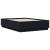Cadru de pat cu lumini LED, negru, 120x190 cm, lemn prelucrat GartenMobel Dekor