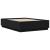 Cadru de pat cu lumini LED, negru, 120x190 cm, lemn prelucrat GartenMobel Dekor
