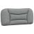 Cadru de pat cu lumini LED, gri deschis, 90x190 cm, textil GartenMobel Dekor