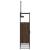 Set dulapuri de baie, 3 piese, stejar maro, lemn prelucrat GartenMobel Dekor