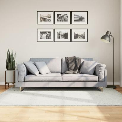 Covor „OVIEDO”, fire scurte, crem, 140x200 cm GartenMobel Dekor