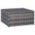Set canapea de grădină cu perne, 7 piese, gri, poliratan GartenMobel Dekor