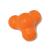 441987 West Paw Dog Toy with Zogoflex "Tux" Tangerine Orange L GartenMobel Dekor