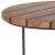 442180 H&S Collection 2 Piece Side Table Set Teak Brown GartenMobel Dekor