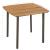 Set mobilier de exterior, 5 piese, lemn masiv de acacia și oțel GartenMobel Dekor