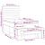 Pat box spring cu saltea, negru, 90x200 cm, textil GartenMobel Dekor