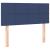 Pat box spring cu saltea, albastru, 90x200 cm, textil GartenMobel Dekor