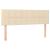 Pat box spring cu saltea, crem, 140x200 cm, textil GartenMobel Dekor