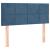 Pat box spring cu saltea, albastru închis, 90x200 cm, catifea GartenMobel Dekor
