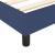 Pat box spring cu saltea, albastru, 120x200 cm, textil GartenMobel Dekor