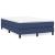 Pat box spring cu saltea, albastru, 120x200 cm, textil GartenMobel Dekor