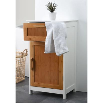 Bathroom Solutions Dulap cu ușă și sertar, MDF GartenMobel Dekor