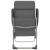 Scaune de camping pliante, 4 buc., gri, aluminiu GartenMobel Dekor