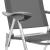 Scaune de camping pliante, 4 buc., gri, aluminiu GartenMobel Dekor