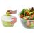 Leifheit Centrifugă pentru salată „Trend”, alb și verde, 4 L GartenMobel Dekor