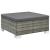 Set mobilier de grădină cu perne, 10 piese, gri, poliratan GartenMobel Dekor