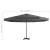 Umbrelă de soare cu stâlp aluminiu, antracit, 500 cm  GartenMobel Dekor