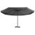 Umbrelă de soare cu stâlp aluminiu, antracit, 500 cm  GartenMobel Dekor
