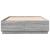 Cadru de pat cu lumini LED gri sonoma 140x200 cm lemn prelucrat GartenMobel Dekor