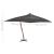 Umbrelă suspendată cu stâlp din lemn, antracit, 400 x 300 cm GartenMobel Dekor