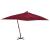 Umbrelă suspendată cu stâlp din lemn, roșu bordo, 400x300 cm GartenMobel Dekor