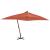 Umbrelă suspendată cu stâlp din lemn, cărămiziu, 400 x 300 cm GartenMobel Dekor