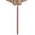Umbrelă soare de exterior, stâlp metalic, 300 cm, gri taupe GartenMobel Dekor