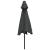 Umbrelă de soare de exterior, stâlp din metal, 300 cm, antracit GartenMobel Dekor