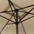 Umbrelă de soare exterior, stâlp metalic, gri taupe, 300x200 cm GartenMobel Dekor