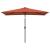 Umbrelă de soare exterior, stâlp metalic, cărămiziu, 300x200 cm GartenMobel Dekor