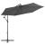 Umbrelă suspendată cu stâlp din aluminiu, 300 cm, antracit GartenMobel Dekor
