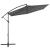 Umbrelă suspendată cu stâlp din aluminiu, 300 cm, antracit GartenMobel Dekor