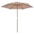 Umbrelă de soare de exterior cu stâlp din lemn, taupe, 270 cm  GartenMobel Dekor