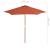 Umbrelă de soare de exterior, stâlp din lemn, cărămiziu, 270 cm GartenMobel Dekor