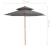 Umbrelă de soare dublă, stâlp din lemn, 270 cm, antracit GartenMobel Dekor