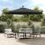 Umbrelă de consolă cu LED și stâlp de metal, antracit, 350 cm GartenMobel Dekor
