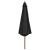Umbrelă de soare de exterior, stâlp din lemn, antracit, 350 cm GartenMobel Dekor