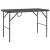 Masă de grădină pliabilă, maro, 120x60x74, HDPE, aspect ratan GartenMobel Dekor