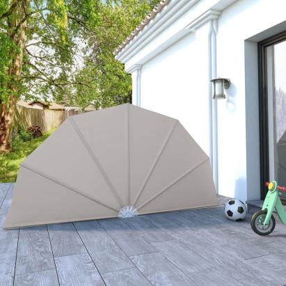 Copertină laterală pliabilă de terasă, crem, 160 cm GartenMobel Dekor